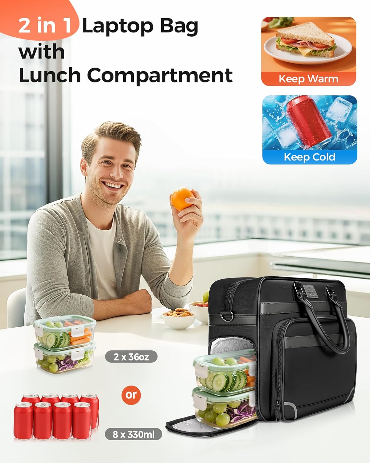 Laptop Bag with USB C Port