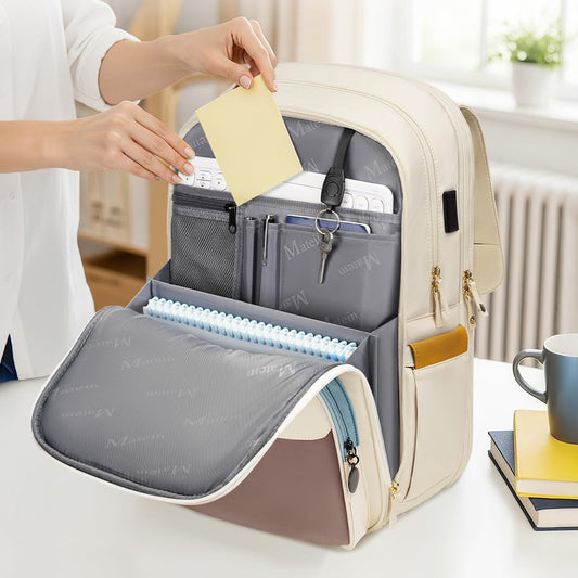 Backpack for Women with Lunch Bag