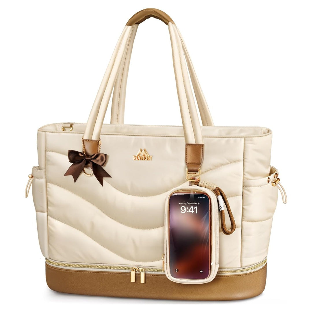 Puffer Work Tote Bag, 15.6''