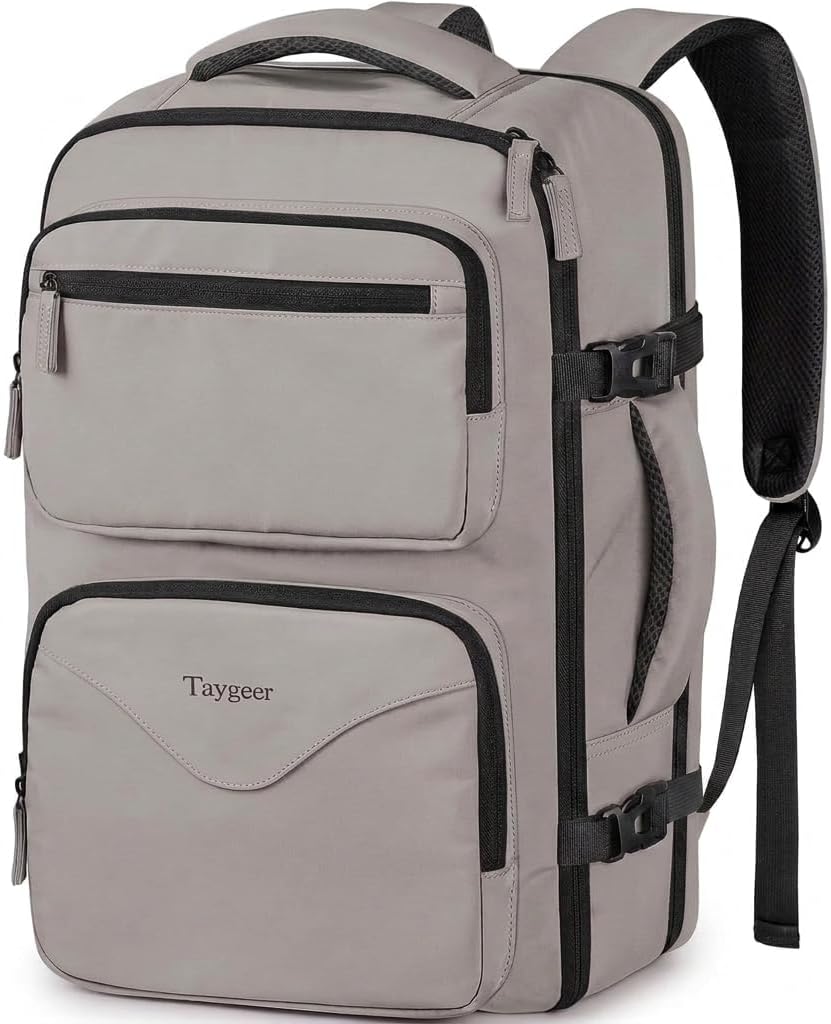 Taygeer Travel Backpack for Women, Travel Personal Item Bag with Shoe Pouch