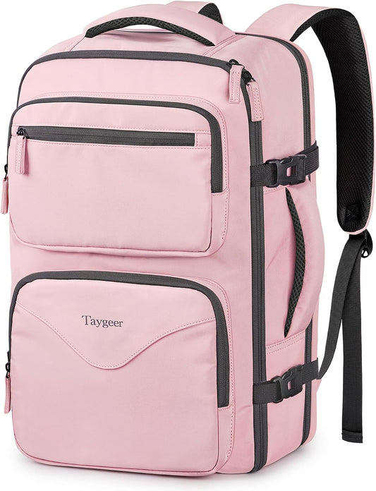 Taygeer Travel Backpack for Women, Travel Personal Item Bag with Shoe Pouch