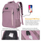 Dark Purple Mlassic Laptop Travel Backpack