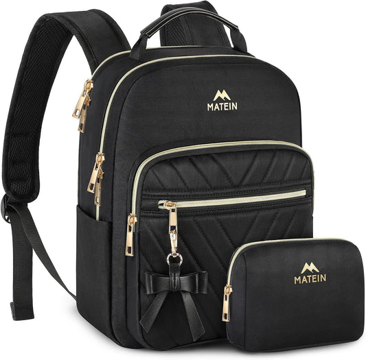 MATEIN Mini Backpack for Women, Black