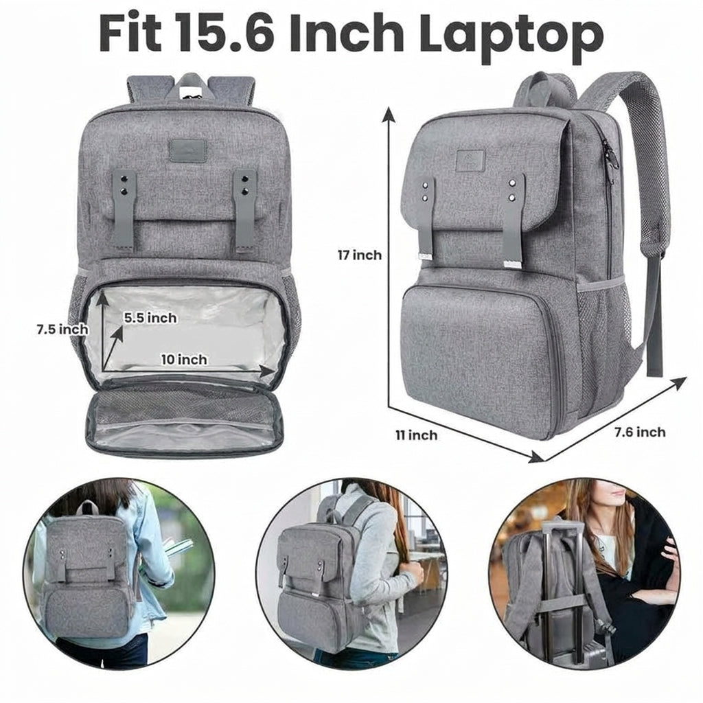 Bookbag with Cooler Compartment