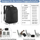 MATEIN Ryanair Handgepäck 40x30x20, Handgepäck Rucksack Flugzeug Herren 24L