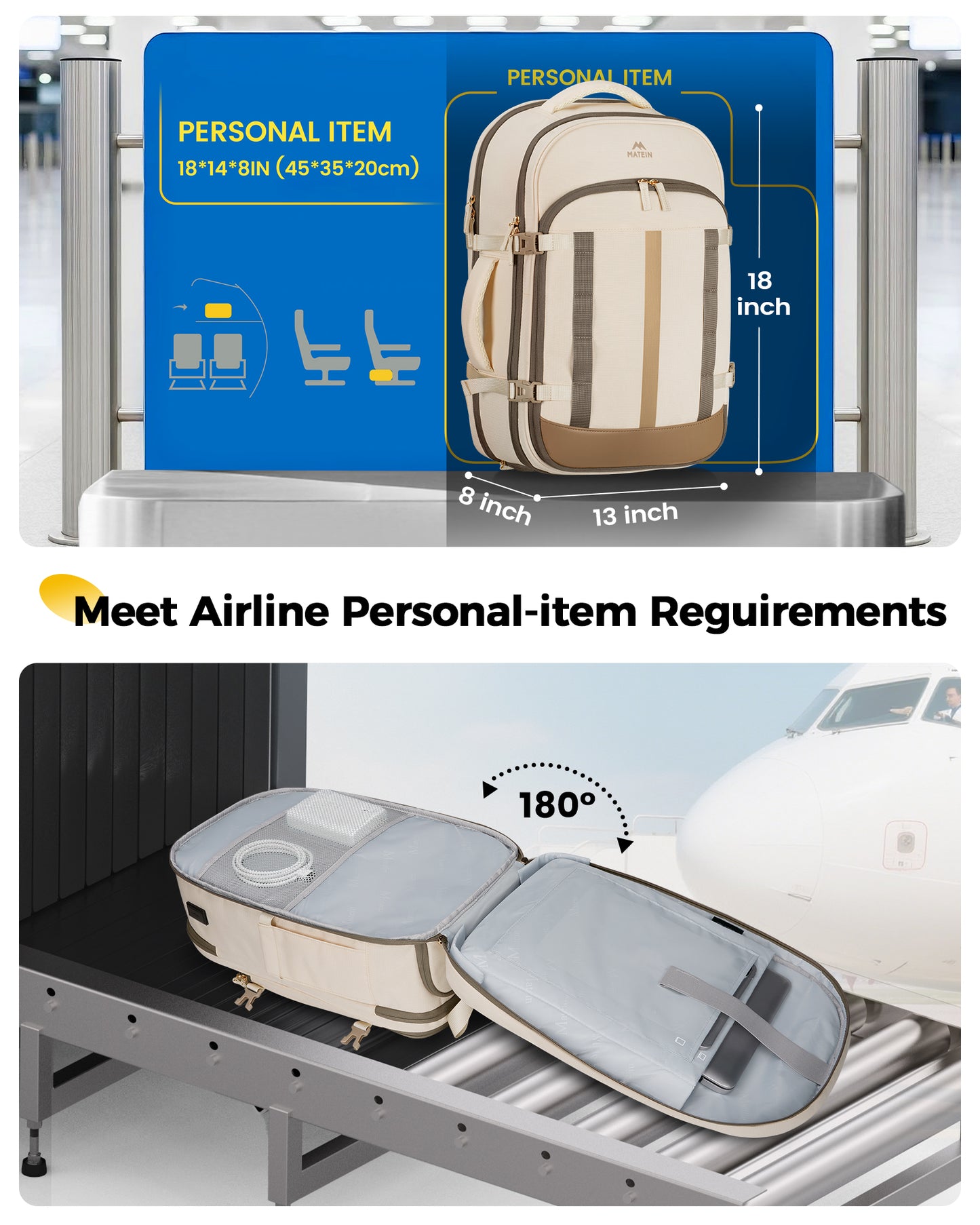 Carry On Backpack for Women