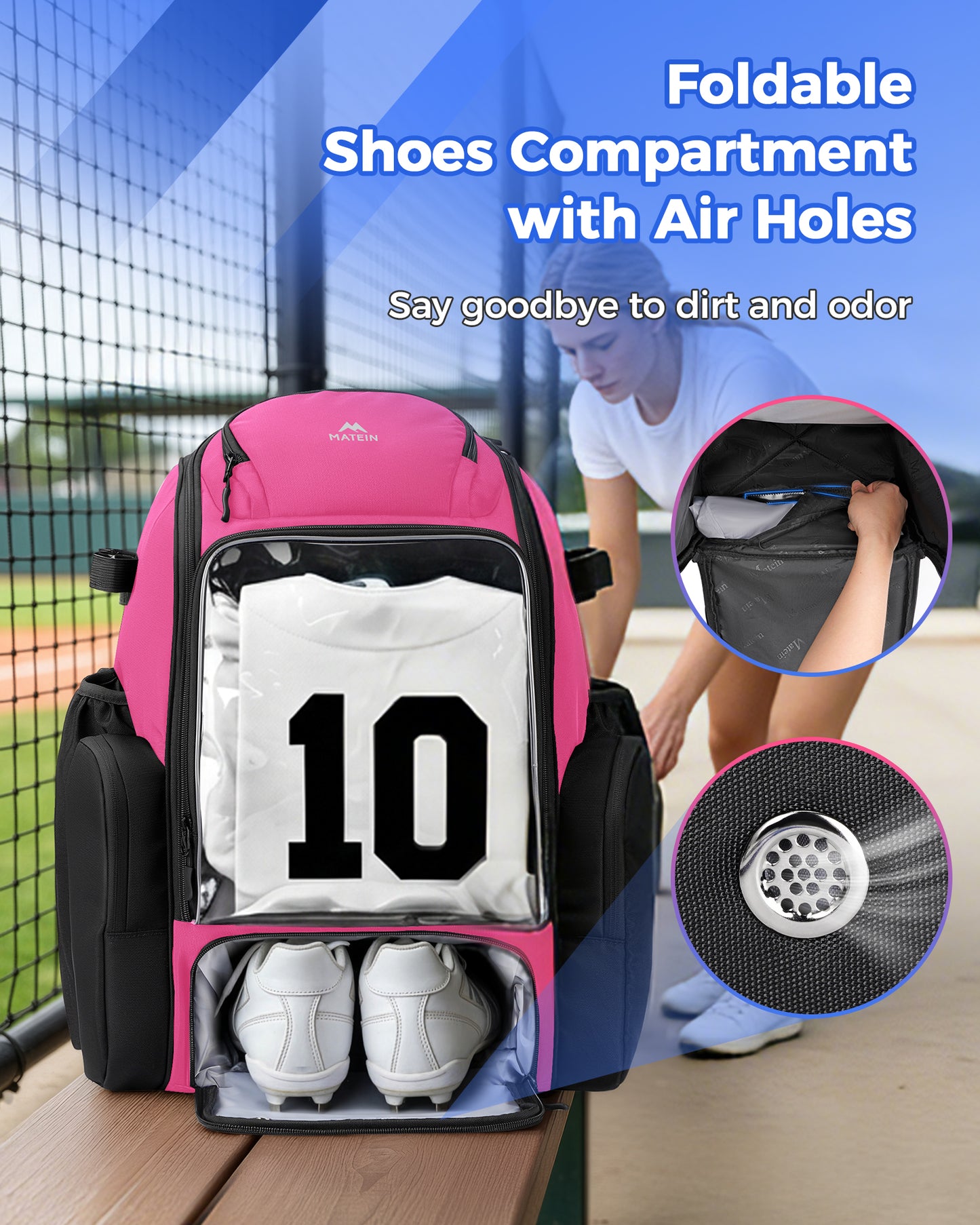 Baseball Equipment Backpack