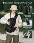 MATEIN Fishing Sling Bag with Phone Pouch