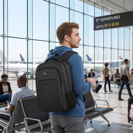 MATEIN Mochila Portatil Hombre Impermeable, Mochila Ordenador Portatil 15.6