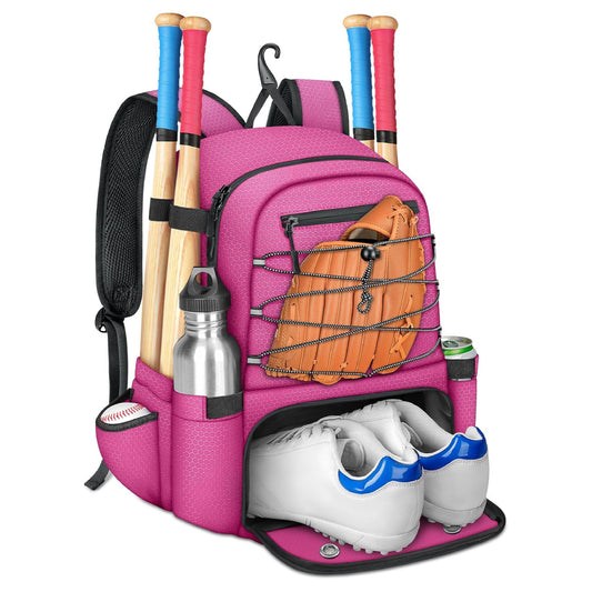 Youth Baseball Backpack, Pink