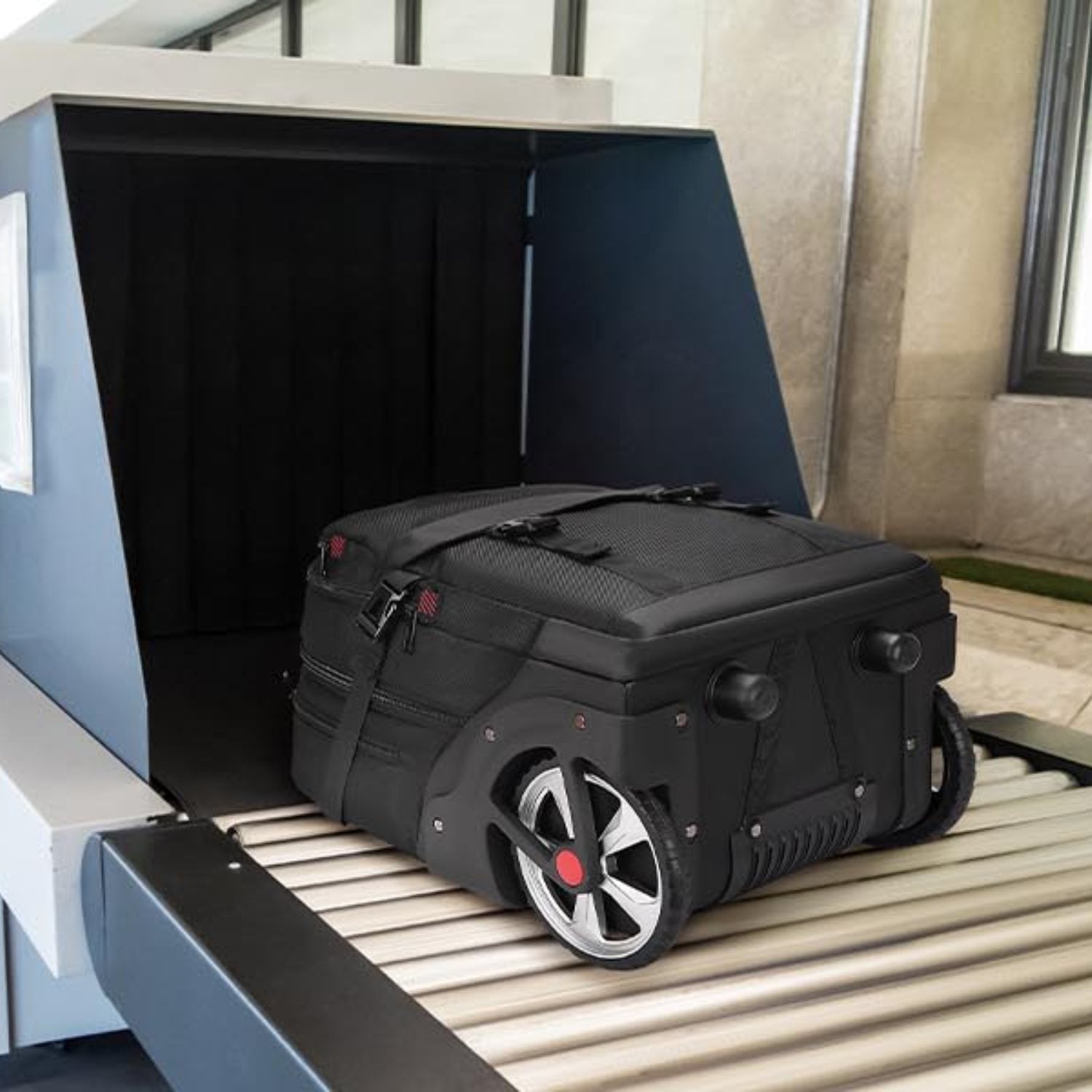 MATEIN Rolling Backpack with Combination Lock, 17 Inch Large Wheeled ...