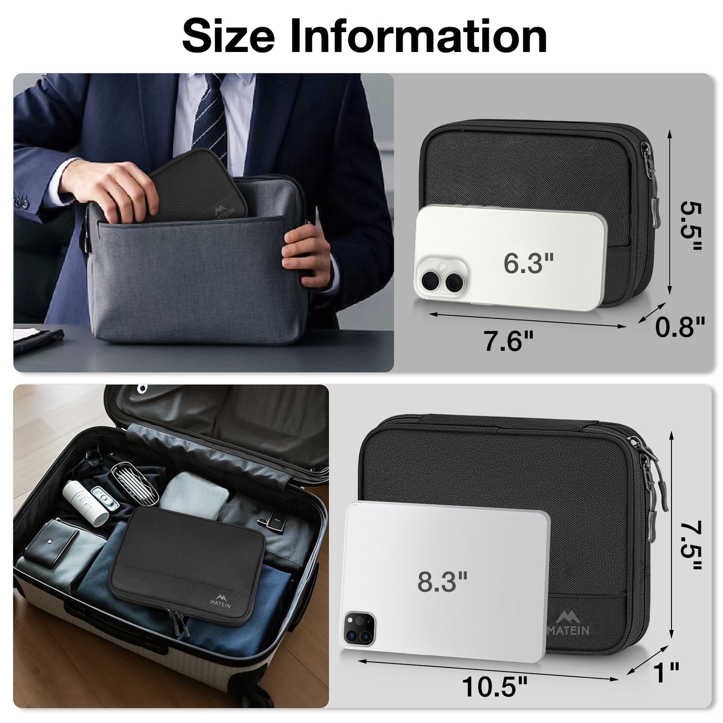 Tech Organizer 2 Pack (6 Colors)