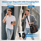 MATEIN Messenger Bag with USB Charging Port