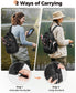 MATEIN Fishing Sling Bag with Phone Pouch