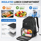 MATEIN Mochila Portatil 17 Pulgadas, Mochila Hombre Trabajo Impermeable