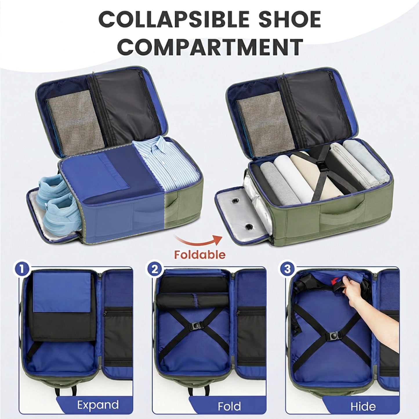 Anti Theft Carry-on Backpack