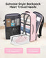 Taygeer Travel Backpack for Women, Travel Personal Item Bag with Shoe Pouch