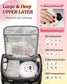 YOREPEK Large Nail Polish Organizer Case Backpack Holds 96 to 100+ Bottles