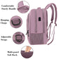 Dark Purple Mlassic Laptop Travel Backpack