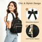MATEIN Mini Backpack for Women, Black
