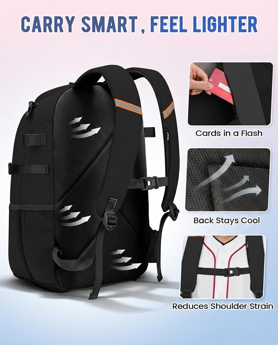 Lightweight Softball Backpack