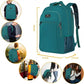 Peacock Blue Mlassic Laptop Travel Backpack