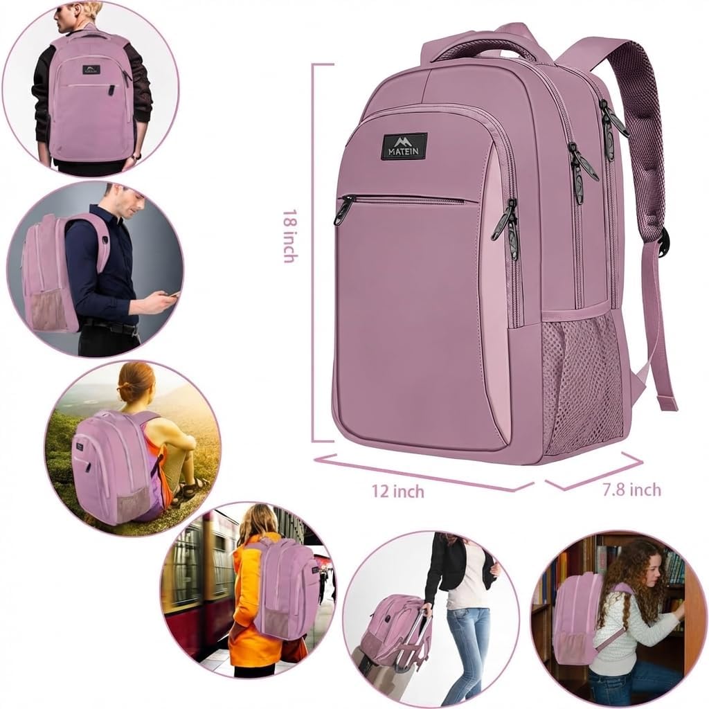 Dark Purple Mlassic Laptop Travel Backpack Dark Purple Mlassic Laptop Travel Backpack