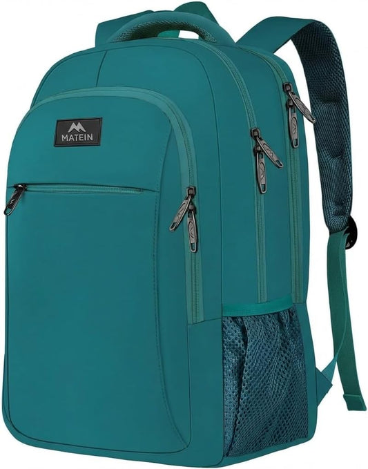 Peacock Blue Mlassic Laptop Travel Backpack