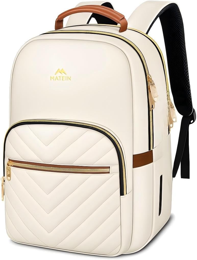beautiful laptop backpack Women's Italian Leather for Work or Travel with 14 inch Compartment Made in San Francisco Convertible Leather Laptop Backpack for