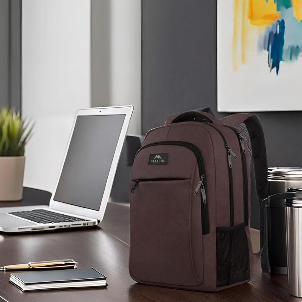 Brown Mlassic Travel Laptop Backpack