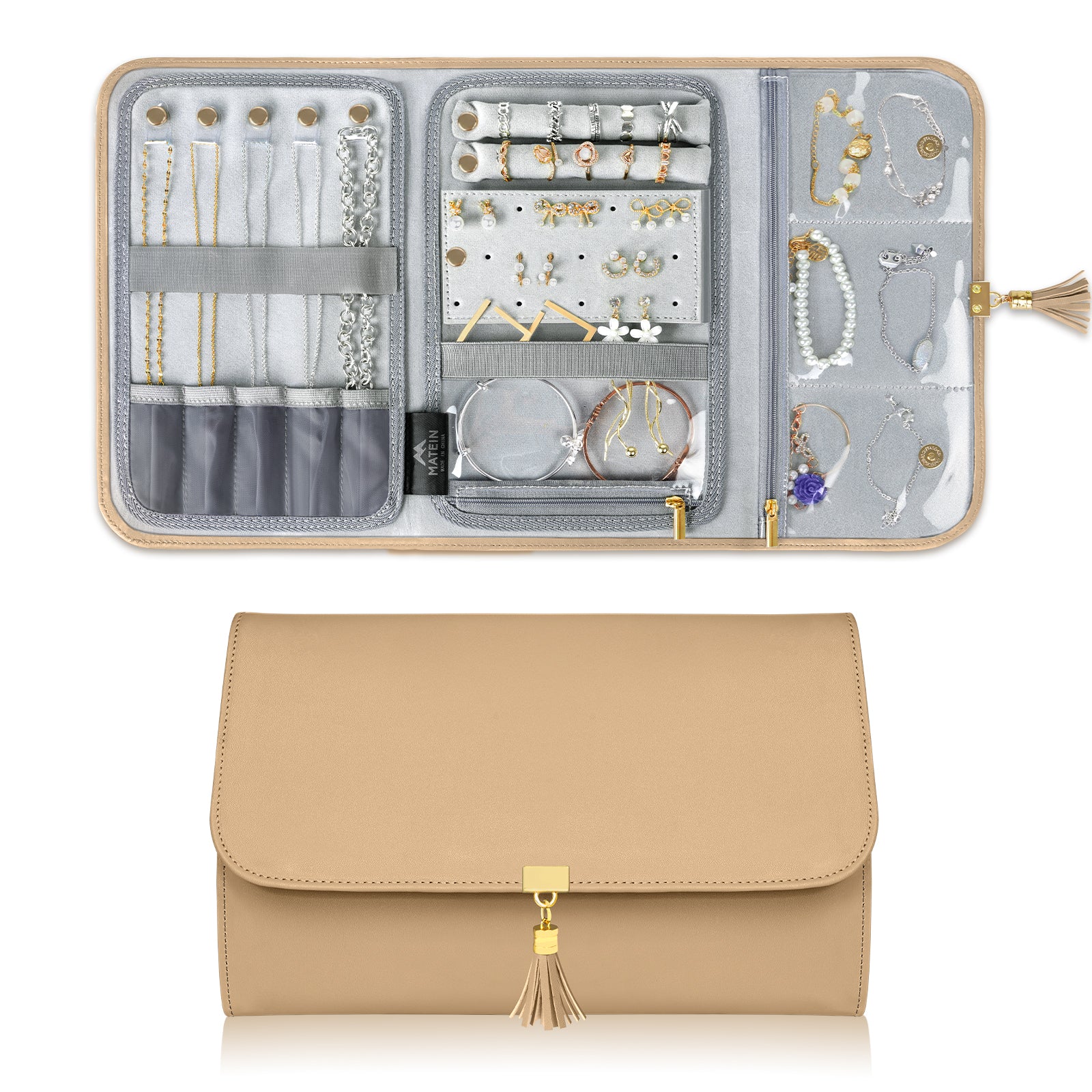 aufbewahrung ups access point Matein Schmuck-Reise-Organizer für Damen