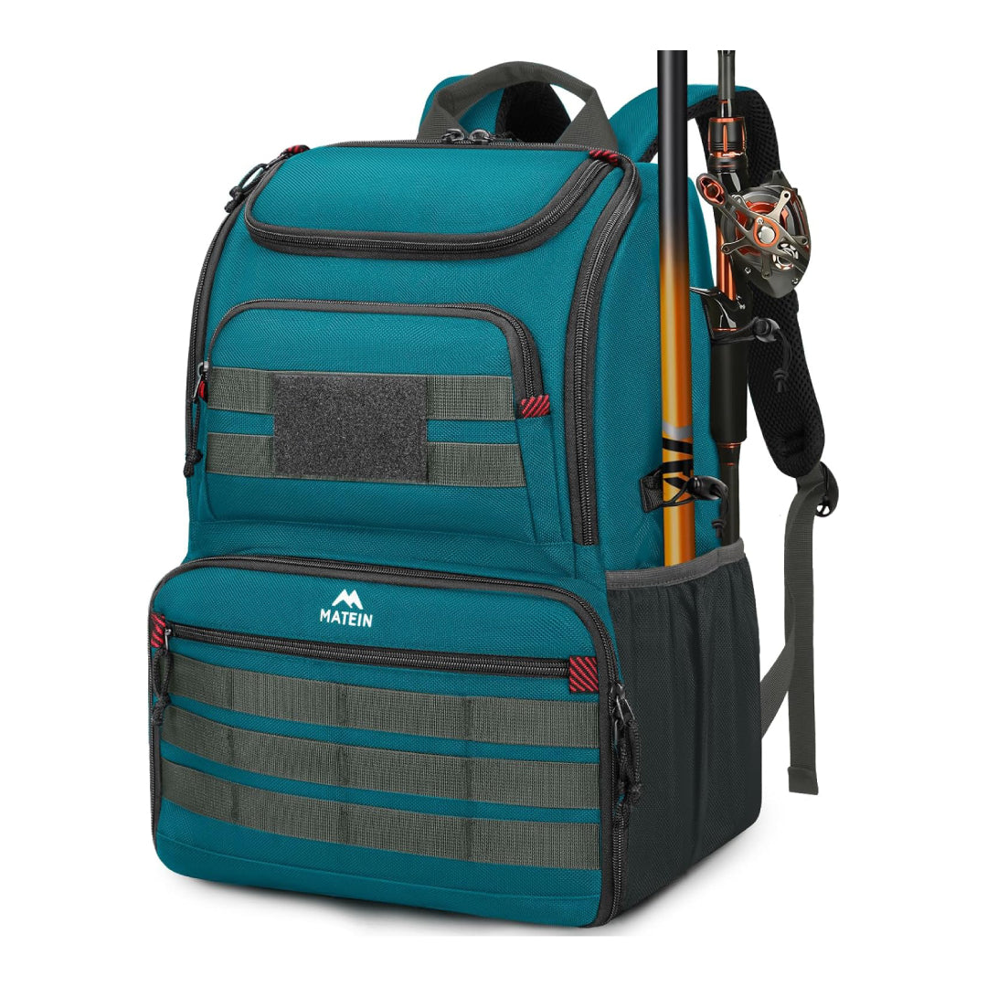 Fishing Backpack with 4 Tackle Boxes