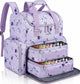 YOREPEK Large Nail Polish Organizer Case Backpack Holds 96 to 100+ Bottles