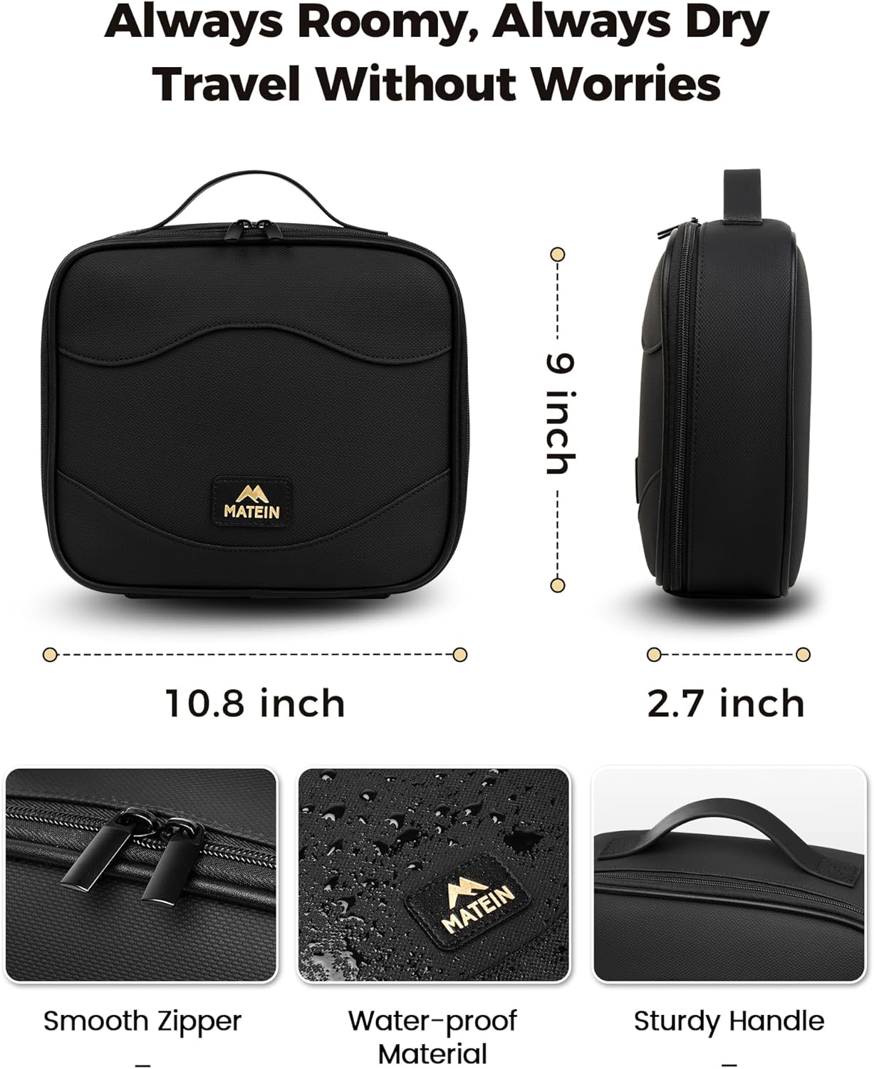 Matein wasserdichte Elektronik-Organizer-Aufbewahrungstasche 