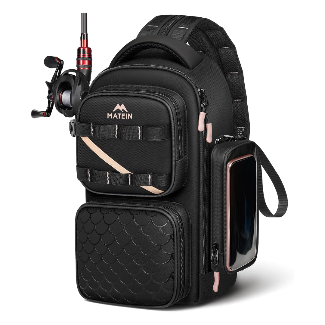 2 in 1 Fishing Bag for Women(5 colors), Black-pink