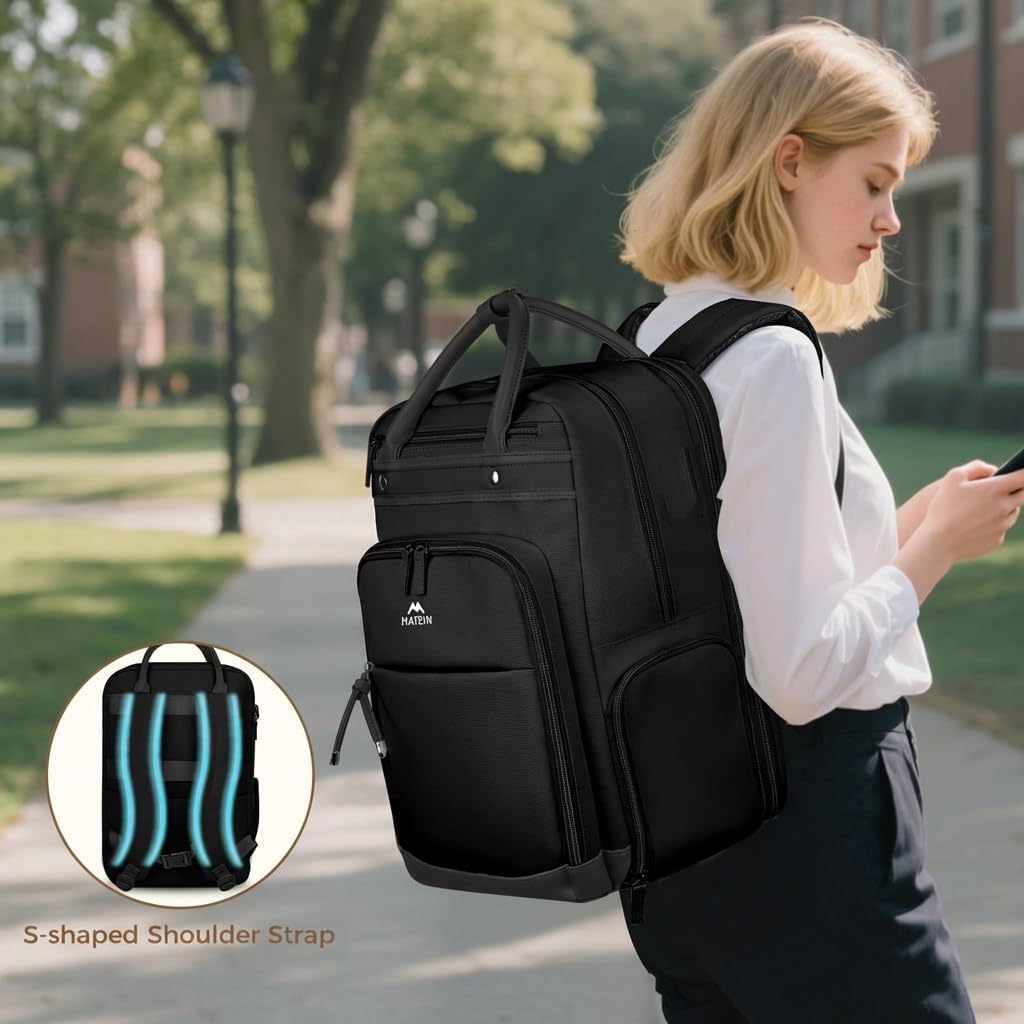 MATEIN Work Backpack with Lunch Compartment