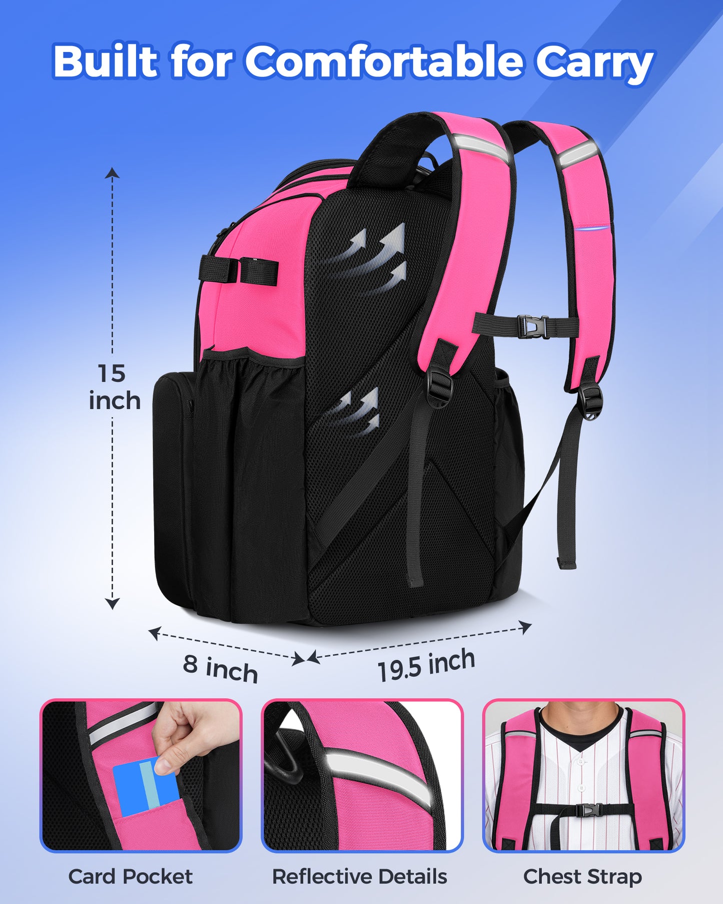 Baseball Equipment Backpack