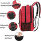 Red Mlassic Travel Laptop Backpack