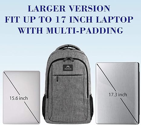 Gray Mlassic Travel Laptop Backpack