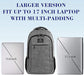 Gray Mlassic Travel Laptop Backpack