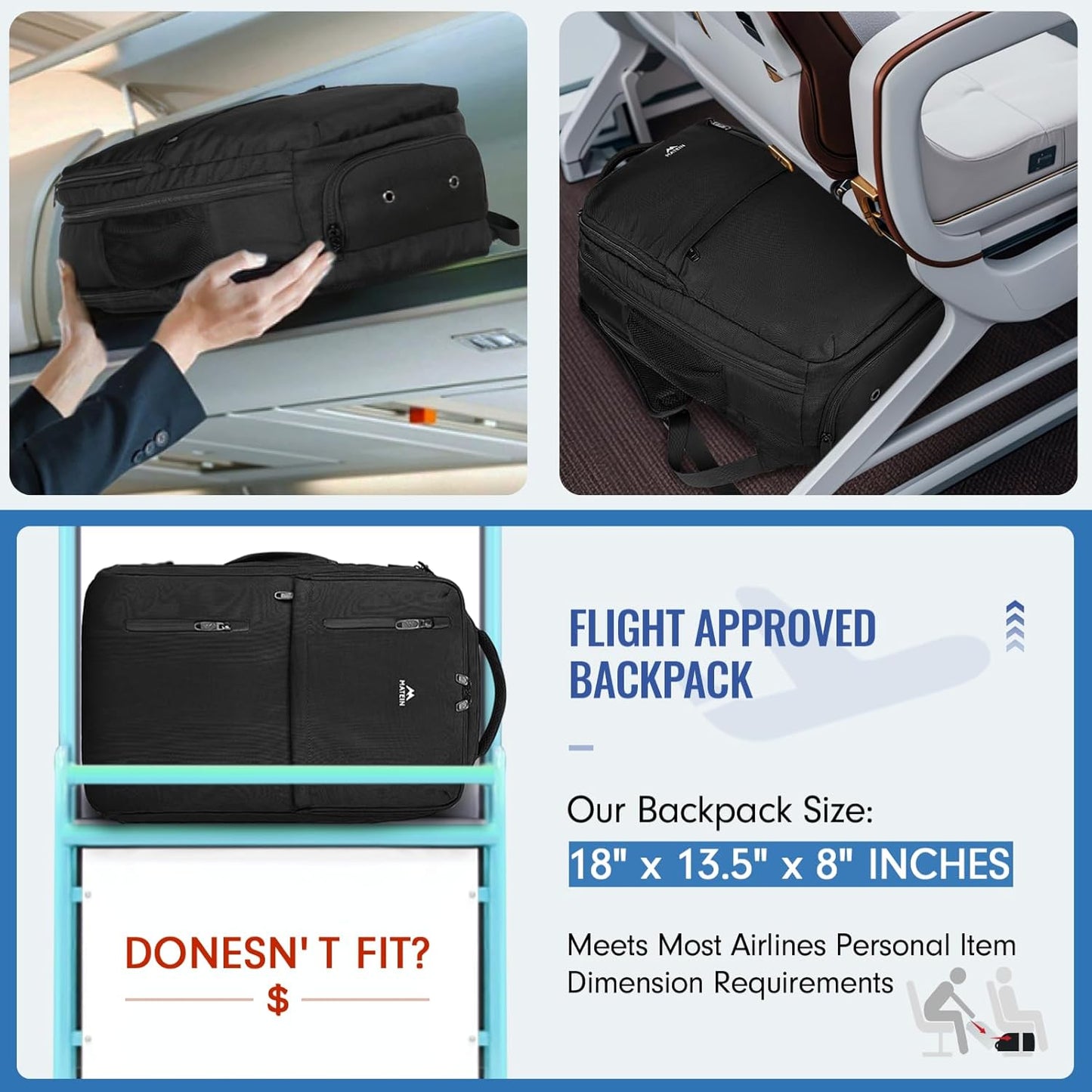 Elite Travel Backpack (4 Colors)