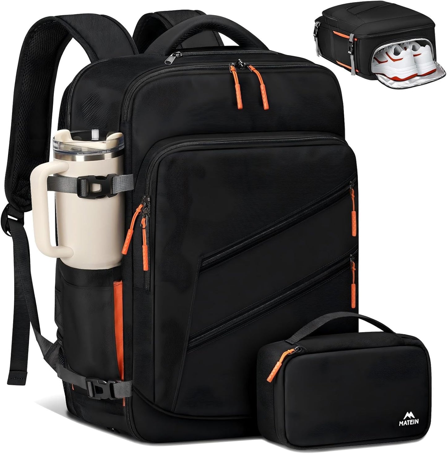 Travel Carry On Backpack, Black / 00