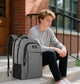 Gray Mlassic Travel Laptop Backpack