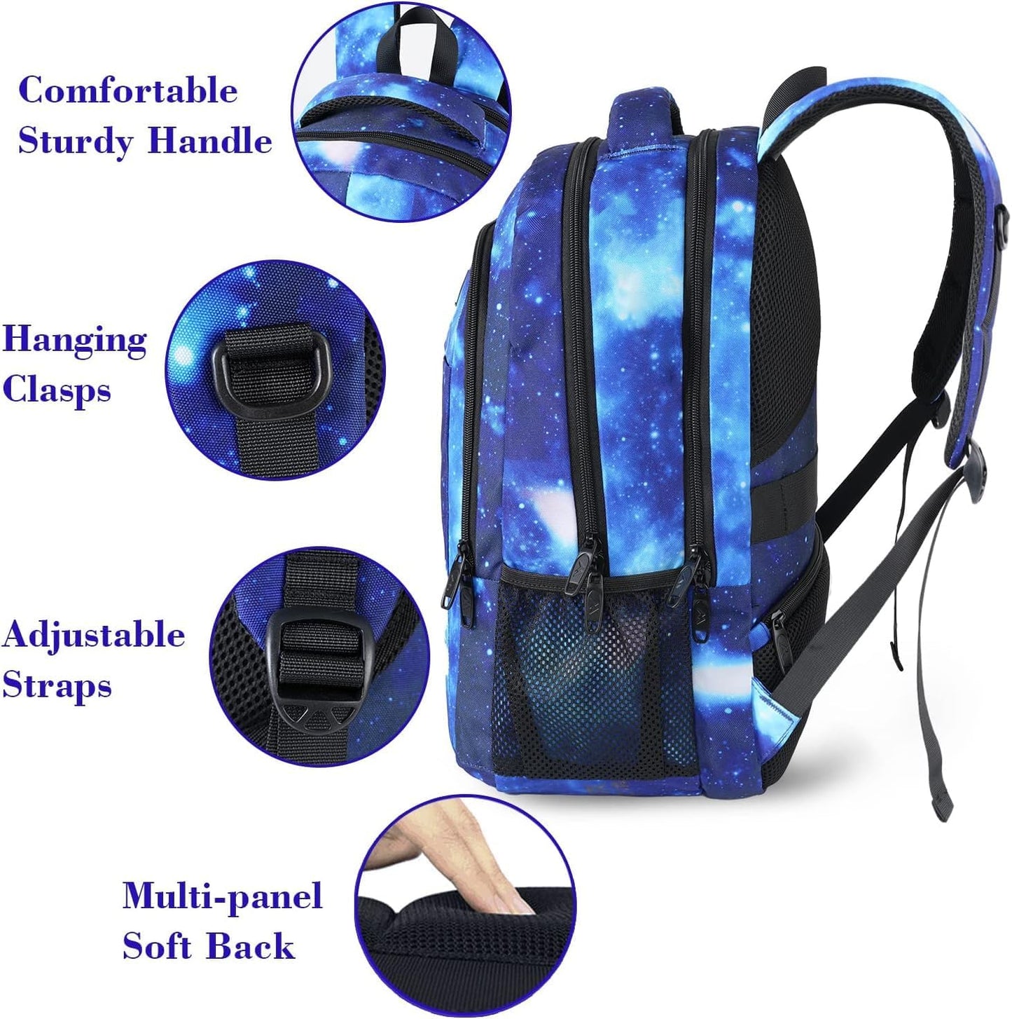 Galaxy Mlassic Travel Laptop Backpack for College