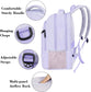 Lavender Purple Mlassic Travel Laptop Backpack