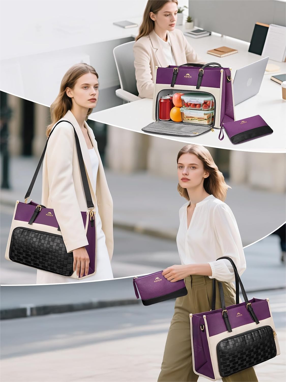 Lunch Tote Bag for Women (4 colors)