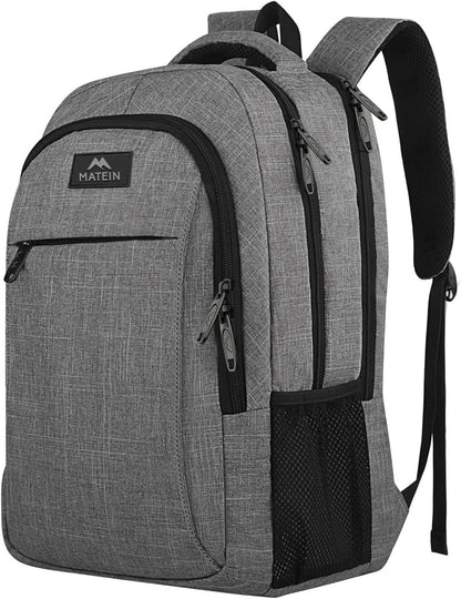 Mochila gris para portátil de 15,6 pulgadas Mlassic