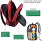 Red Mlassic Travel Laptop Backpack