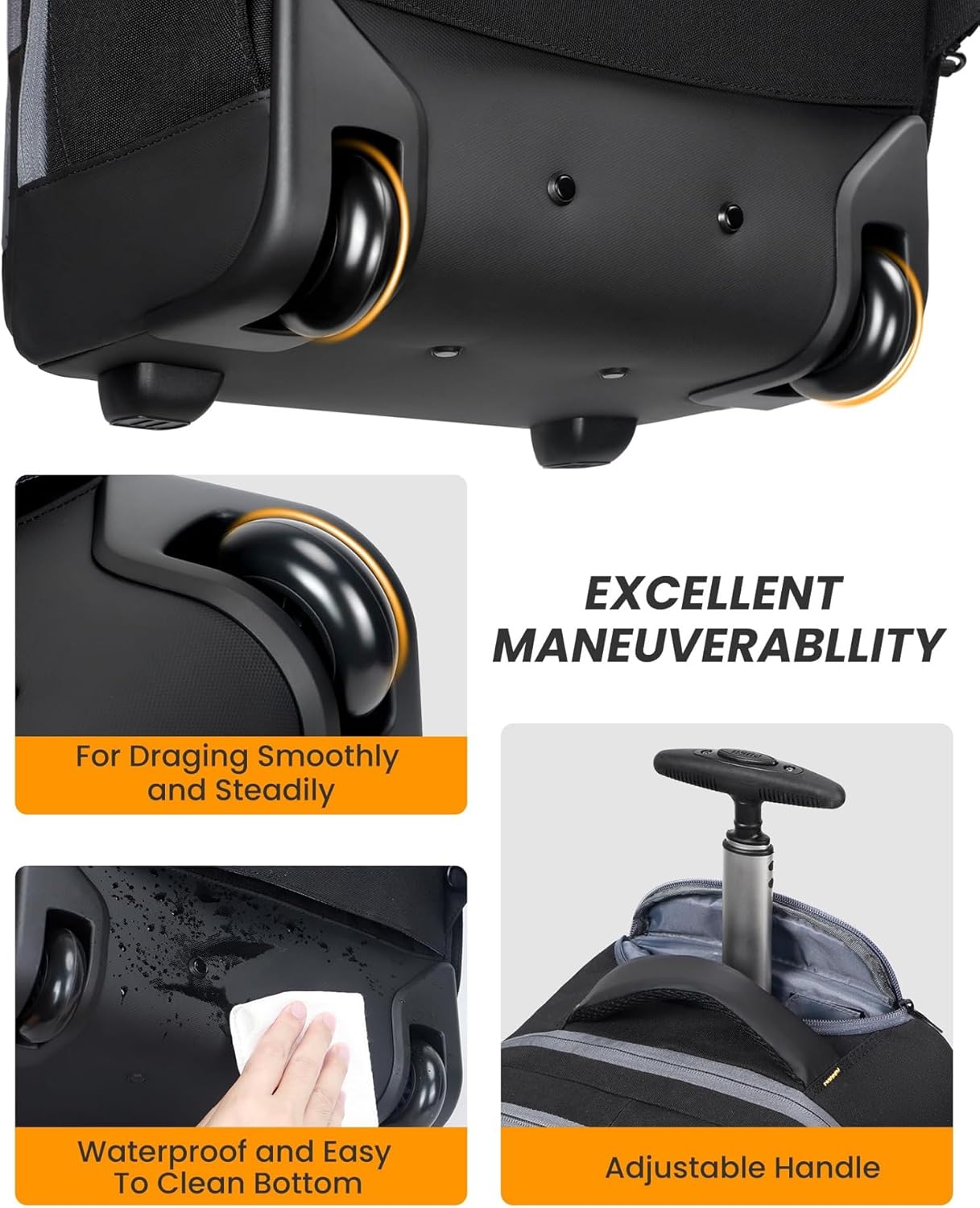 17‘’ Rolling Backpack