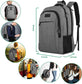 Mochila gris para portátil de 15,6 pulgadas Mlassic